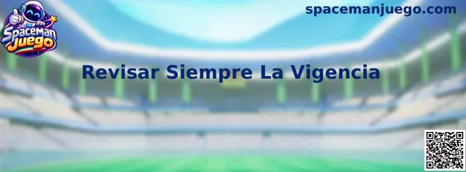 Guía para revisar la vigencia de promociones y beneficios de Spaceman Juego