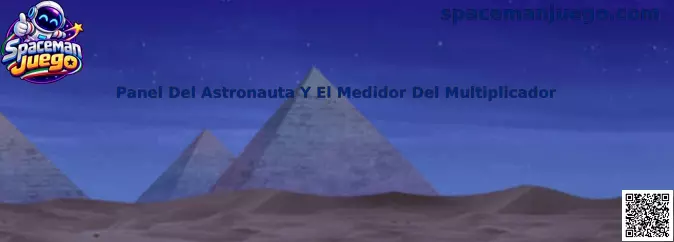 Panel del astronauta y medidor del multiplicador en Spaceman Juego