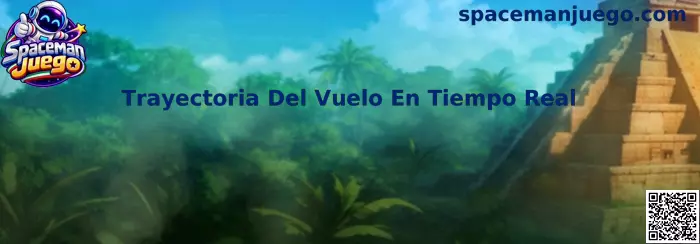 Representación de la Trayectoria Del Vuelo En Tiempo Real en Spaceman Juego